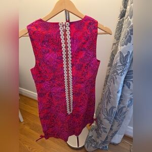 Lilly Pulitzer Amaryllis Red and Deep Pink Floral Dress